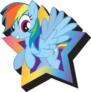 My Little Pony Funky Chunky Magnet - Rainbow Dash