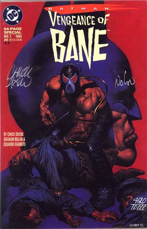 Batman Vengeance Of Bane Special #1 (One Shot) Cover D DF Signed by Nolan and Dixon