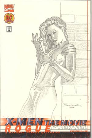 X-Men Movie Prequel Rogue DF Exclusive Variant SketchCover