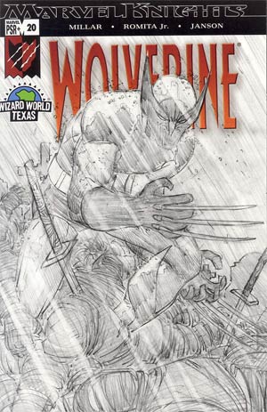 Wolverine Vol 3 #20 Cover C Wizard World Texas Sketch Cover