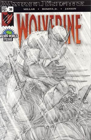 Wolverine Vol 3 #20 Cover C Wizard World Texas Sketch Cover