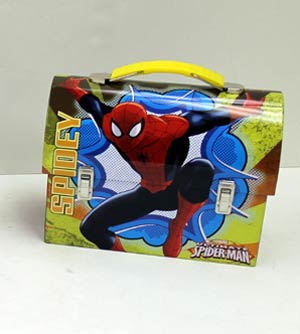 Spider-Man Large Workmans Tin Carry All - Yellow