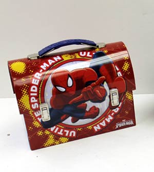 Spider-Man Large Workmans Tin Carry All - Red