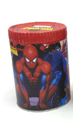 Spider-Man Round Tin Bank - Red