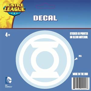 DC Comics Decal 4x4-inch Green Lantern Symbol Standard Green and White