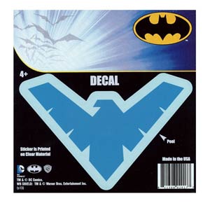 DC Comics Decal 5.5x4.25-inch Batman Nightwing Symbol Standard Blue