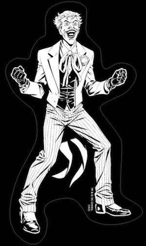 DC Comics Family Car Window Sticker 4x7-inch Batman The Joker