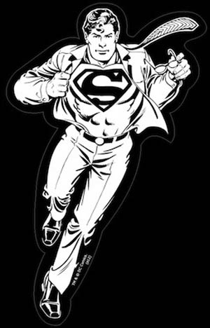 DC Comics Family Car Window Sticker 4x7-inch Superman Clark Kent