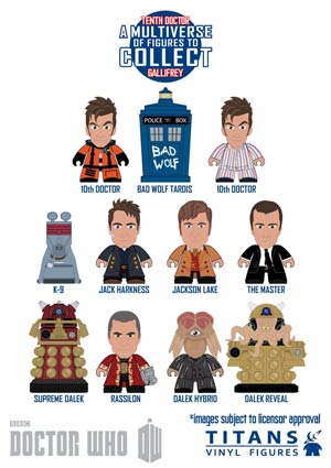 Doctor Who Titans Mini Figure Series 5 Blind Mystery Box 20-Piece Display