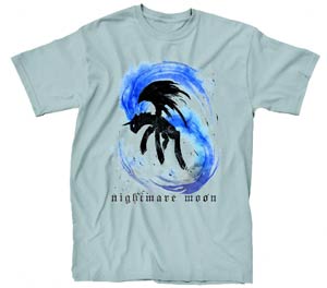 My Little Pony Mythical Nightmare Moon Silver T-Shirt Large