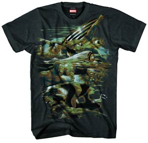 X-Men Forward Previews Exclusive Charcoal Heather T-Shirt Large