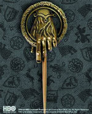 Game Of Thrones Hand Of The King Replica Pin