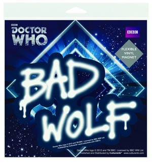 Doctor Who Flex Car Magnet 3-Pack - Bad Wolf