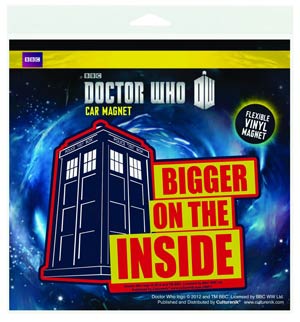 Doctor Who Flex Car Magnet 3-Pack - Bigger On The Inside