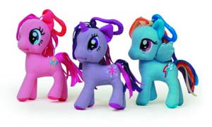 My Little Pony 3-Inch Plush Keychain 24-Count Assortment Case