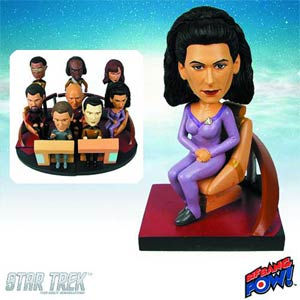 Star Trek The Next Generation Build-A-Bridge Deluxe Bobble Head - Counselor Deanna Troi