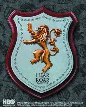 Game Of Thrones House Crest Wall Plaque - Lannister