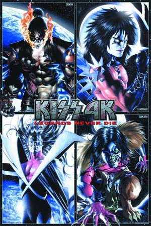 KISS 4K Group 25x13 Wall Poster