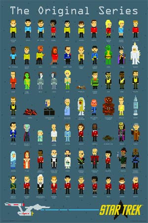 Star Trek 25x13 Wall Poster - Pixels