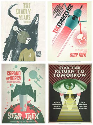 Star Trek The Original Series Art Prints Set 17