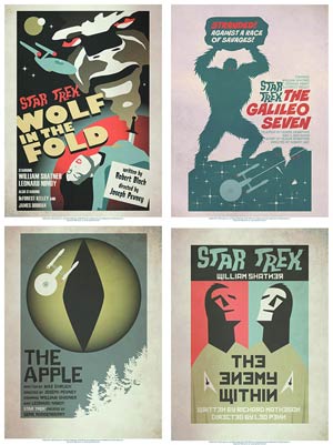 Star Trek The Original Series Art Prints Set 18