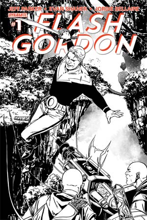 Flash Gordon Vol 7 #1 Cover K High-End Marc Laming Black & White Ultra-Limited Variant Cover (ONLY 25 COPIES IN EXISTENCE!)