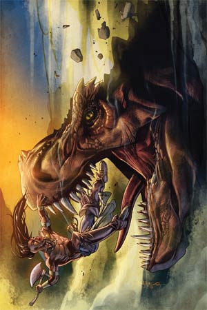 Turok Dinosaur Hunter Vol 2 #3 Cover I High-End Stephen Segovia Virgin Art Ultra-Limited Variant Cover (ONLY 25 COPIES IN EXISTENCE!)
