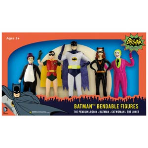DC Comics Batman Classic TV Series Bendable Figure Boxed Set