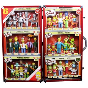 Simpsons 25-Year Anniversary Bendable Figure Mega Set