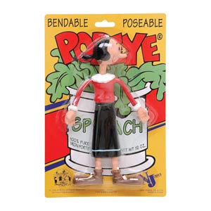 Popeye 6.5-Inch Bendable Figure - Olive Oyl