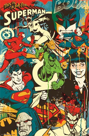 DC Comics Throwback Poster