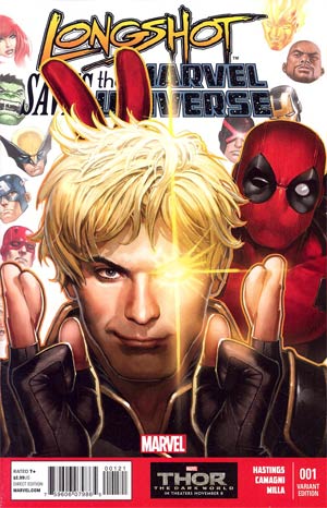 Longshot Saves The Marvel Universe #1 Cover B Variant Deadpool Cover