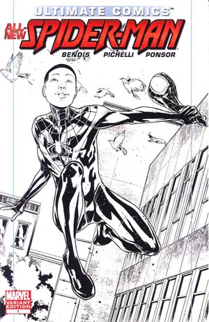 Ultimate Comics Spider-Man Vol 2 #1 Cover E Limited Edition Sara Pichelli Sketch Cover