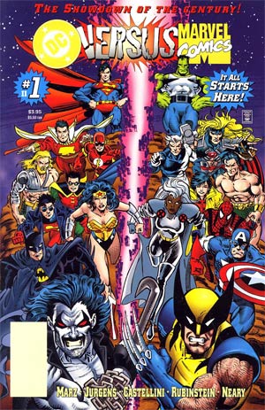 DC Versus Marvel #1 Cover B 2nd Ptg