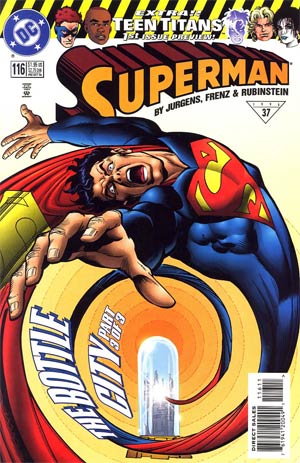 Superman Vol 2 #116 Direct Edition Teen Titans Preview