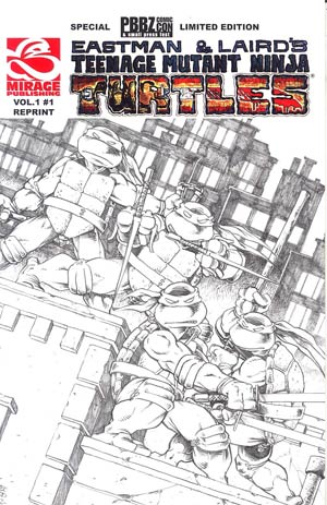 Teenage Mutant Ninja Turtles #1 Cover F PBBZ Comic Con Reprint