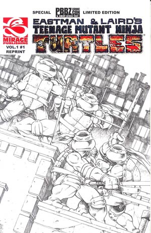 Teenage Mutant Ninja Turtles #1 Cover F PBBZ Comic Con Reprint