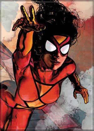 Marvel Comics 2.5x3.5-inch Magnet - Spider-Woman Against Clouds (71131MV)