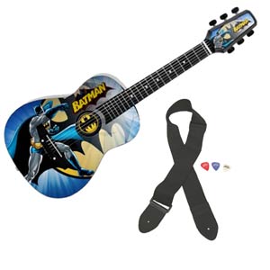 DC Comics Acoustic Half Size Guitar - Batman