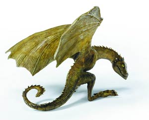 Game Of Thrones Rhaegal Baby Dragon Resin Statue