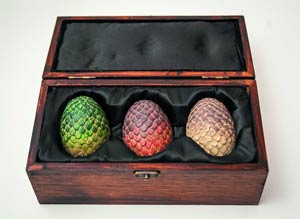 Game Of Thrones Collectable Dragon Egg Box Set
