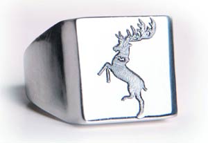 Game Of Thrones Family Crest Ring - Baratheon Size 10