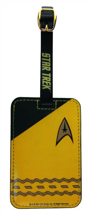 Star Trek Luggage Tag - Gold Uniform