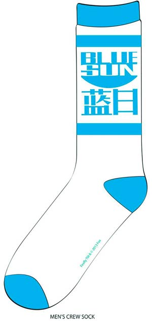 Firefly Blue Sun Socks