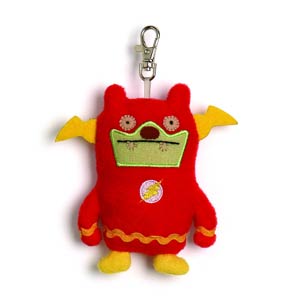 Uglydoll DC Comics Plush Clip-On - Flash