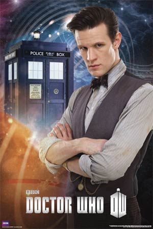 Doctor Who Rolled Poster - Matt Smith & TARDIS