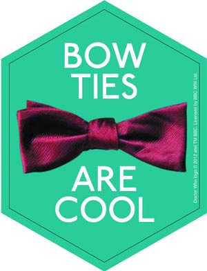 Doctor Who 4-Inch Sticker - Bow Ties Are Cool