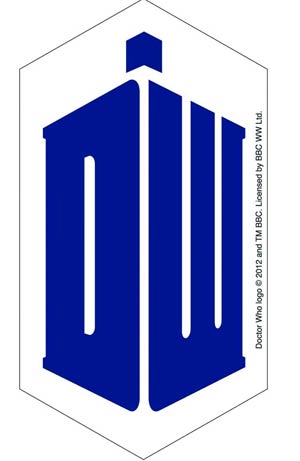 Doctor Who 4-Inch Sticker - Doctor Who Logo