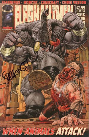 Elephantmen #5 Cover B Signed Richard Starkings