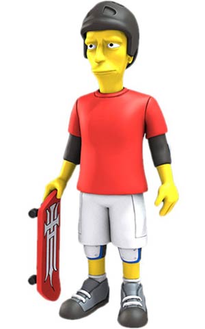 Simpsons 25th Anniversary 5-Inch Series 2 Tony Hawk Action Figure 